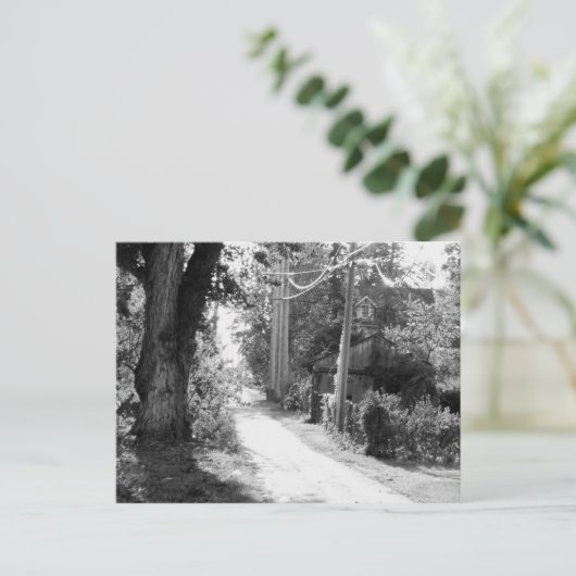 Een droom van Zwart-wit Briefkaart (Staand voorkant)