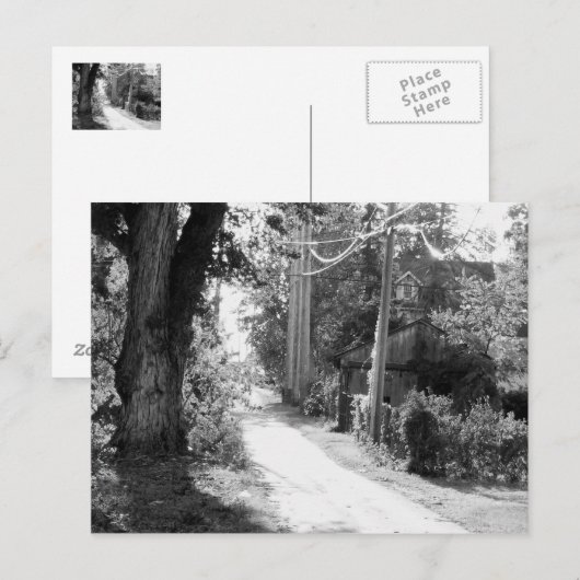 Een droom van Zwart-wit Briefkaart (Voorkant / Achterkant)