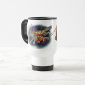 Een droom vangen, Dreamweaver Wolf~Travel Mug Reisbeker (Voorkant links)