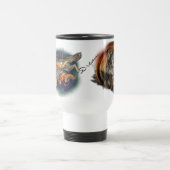 Een droom vangen, Dreamweaver Wolf~Travel Mug Reisbeker (Center)