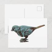 Een droomachtig afbeelding van een mus in tinten b briefkaart (Voorkant / Achterkant)