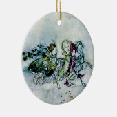 Een droomfeeën van de midzomernacht keramisch ornament (Rechts)