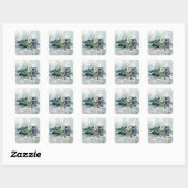 Een droomfeeën van de midzomernacht vierkante sticker (Vel)