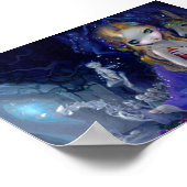 Een droomkunst uit de nacht van de midzomer Titani Poster (Hoek)