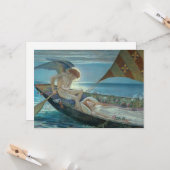 Een droomreis | Walter Crane Kaart (Voorkant / Achterkant in situ)