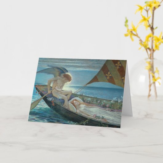 Een droomreis | Walter Crane Kaart (Gele Bloem)