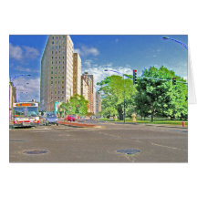 Een drukke Chicago-middag