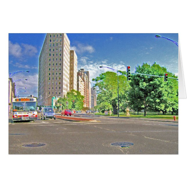 Een drukke Chicago-middag (Voorkant Horizontaal)