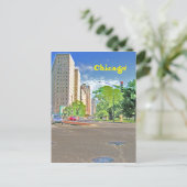 Een drukke Chicago-middag Briefkaart (Staand voorkant)
