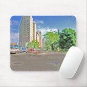 Een drukke Chicago vanmiddag Muismat (Met muis)