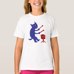 Een drum afspelen t-shirt