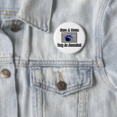 Een drum opslaan...een accountant kopen ronde button 5,7 cm (In situ)