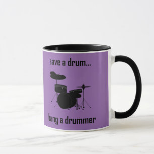 Een drum opslaan... mok