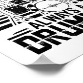 Een drummer altijd een drummer | Drums Gifts Poster (Hoek)