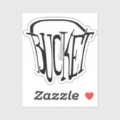 Een druppel in de emmer sticker (Vel)