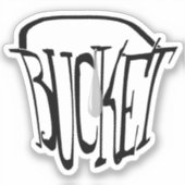 Een druppel in de emmer sticker (Voorkant)