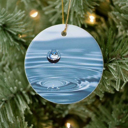 Een druppel Toby Keramisch Ornament (Boom)