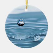 Een druppel Toby Keramisch Ornament (Voorkant)