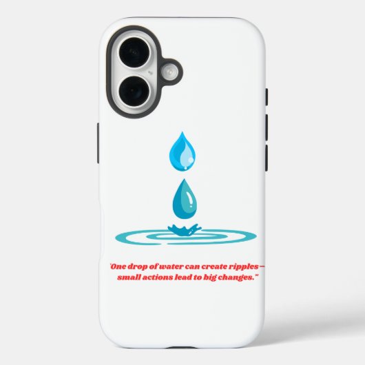 Een druppel water premium design Case-Mate iPhone case (Achterkant)