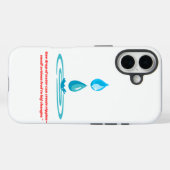 Een druppel water premium design Case-Mate iPhone case (Achterkant (horizontaal))