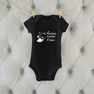 Een Duaa Come True Muslim Baby Zwart Bodysuit