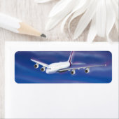 Een dubbeldeksvliegtuig voor bedrijfsgebruik etiket (Insitu)