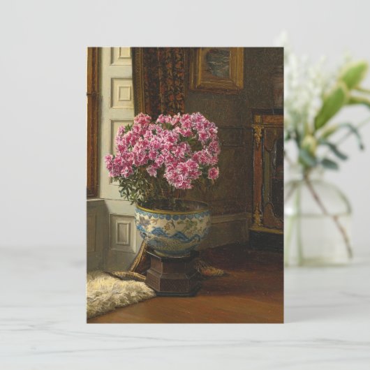 Een dubbelroze azalea | Jessica Hayllar (Staand voorkant)