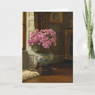 Een dubbelroze azalea   Jessica Hayllar Kaart