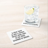 Een duidelijk Onderzetter voor hoofdpapier (Insitu)