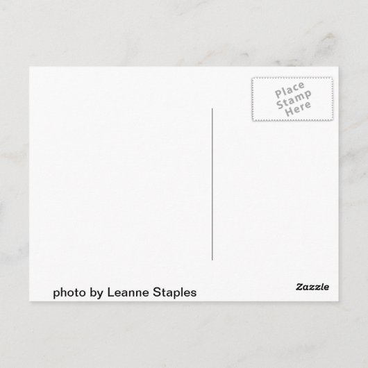 een duidelijk uitzicht briefkaart (Achterkant)