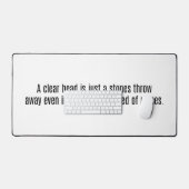 Een duidelijke hoofdbureaumat bureaumat (Keyboard & Muis)