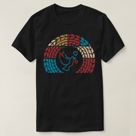 Een duif van vrede zijn t-shirt (Design voorkant)