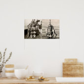 Een duikpak van 250 kg uit de jaren 1900 poster (Keuken)