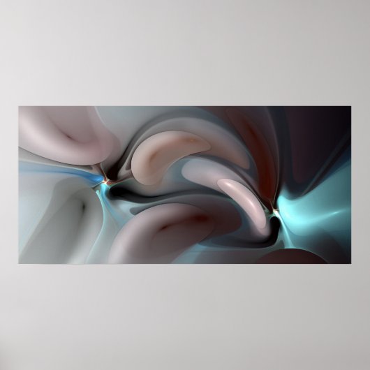 Een duim blauw poster (Voorkant)