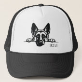 Een Duitse herdershond. personaliseren Trucker Pet (Voorkant)