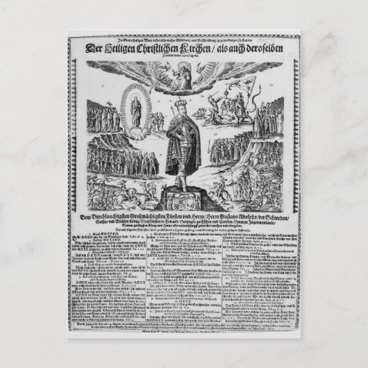 Een Duitse omroep met Adolphus Champion Briefkaart (Voorkant)