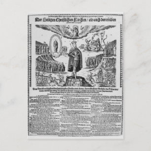 Een Duitse omroep met Adolphus Champion Briefkaart