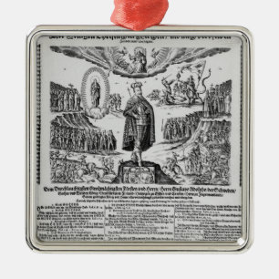 Een Duitse omroep met Adolphus Champion Metalen Ornament