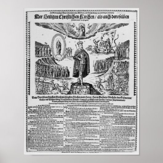 Een Duitse omroep met Adolphus Champion Poster (Voorkant)