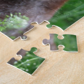 Een Duitse Shorthaired Pointer-hond in het gras Legpuzzel (Zijkant)