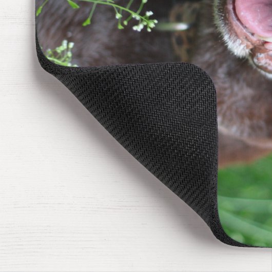 Een Duitse Shorthaired Pointer-hond in het gras Muismat (Hoek)