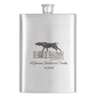Een Duitse Shorthaired Pointer op dit punt Flacon