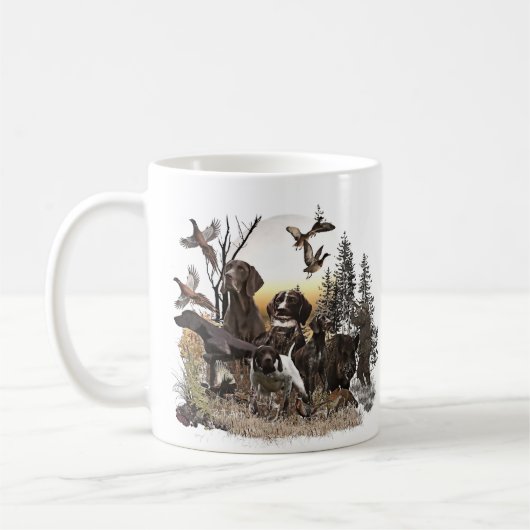 Een Duitse Shorthaired Pointer op dit punt Koffiemok (Links)