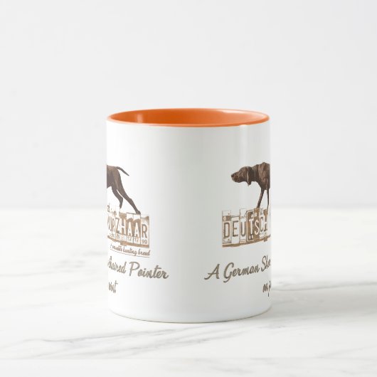 Een Duitse Shorthaired Pointer op dit punt Mok (Midden)