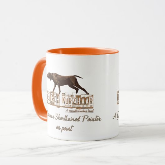 Een Duitse Shorthaired Pointer op dit punt Mok (Voorkant links)