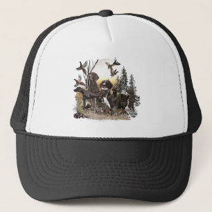 Een Duitse Shorthaired Pointer op dit punt Trucker Pet