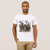 Een Duitse Shorthaired Pointer op T-Shirt (Voorkant volledig)