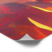 Een duivels monster komt tevoorschijn uit een zee  poster (Hoek)