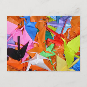 Een duizend papierkranen - Senbazuru - Goed gedaan Briefkaart