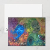 Een Duizend zussen die Briefkaart lachen (Voorkant / Achterkant)